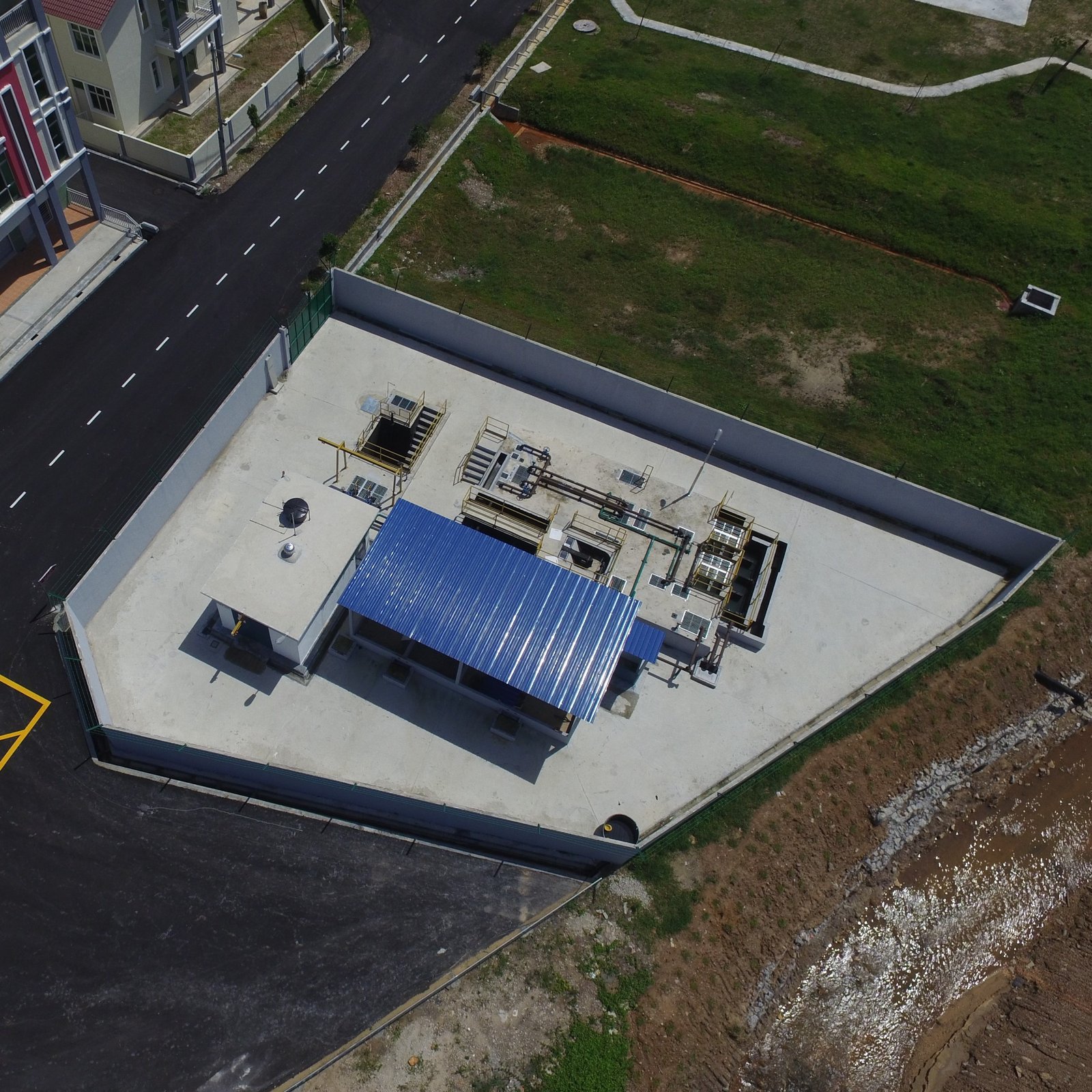 Sewage treatment plant at Taman Lestari Gapam, Melaka